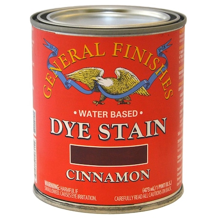 General Finishes 1 Pt Cinnamon Dye Stain Water-Based Wood Stain DPC